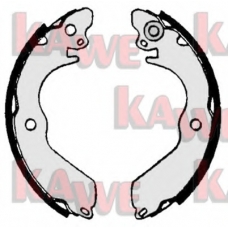 07020 KAWE Комплект тормозных колодок
