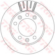 DF4242 TRW Тормозной диск