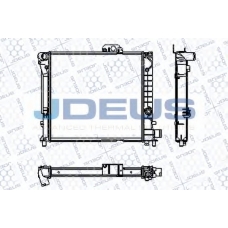RA0240120 JDEUS Радиатор, охлаждение двигателя