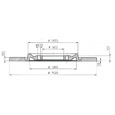 BSF3210 QUINTON HAZELL Тормозной диск