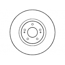NBD979 NATIONAL Тормозной диск