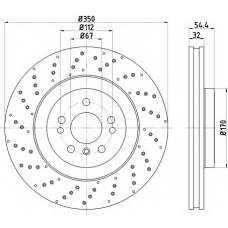 MDC2670 MINTEX Тормозной диск
