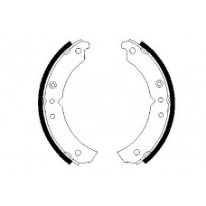 0 986 487 492 BOSCH Комплект тормозных колодок