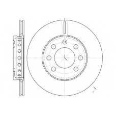 D6595.00 WOKING Тормозной диск