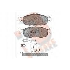 RB0917 R BRAKE Комплект тормозных колодок, дисковый тормоз