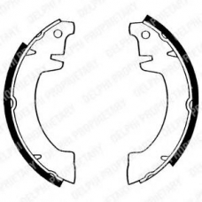 LS1133 DELPHI Комплект тормозных колодок