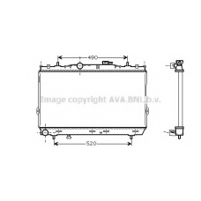 HY2185 Prasco Радиатор, охлаждение двигателя