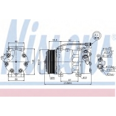 89035 NISSENS Компрессор, кондиционер