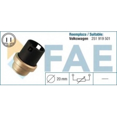 33610 FAE Датчик, температура охлаждающей жидкости