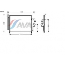 HY5081 AVA Конденсатор, кондиционер