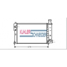 0710601 KUHLER SCHNEIDER Радиатор, охлаждение двигател