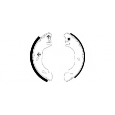 8DB 355 001-981 HELLA Комплект тормозных колодок