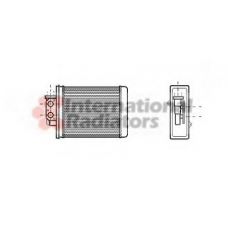 27006067 VAN WEZEL Теплообменник, отопление салона
