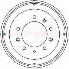 329065B BENDIX Тормозной барабан