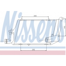 96675 NISSENS Интеркулер