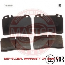 13046042012N-SET-MS MASTER-SPORT Комплект тормозных колодок, дисковый тормоз