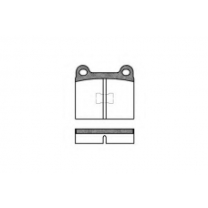 P1173.20 WOKING Комплект тормозных колодок, дисковый тормоз