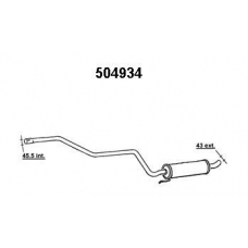 350750493400 MAGNETI MARELLI Выпускной трубопровод