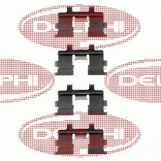 LX0056 DELPHI Комплектующие, колодки дискового тормоза