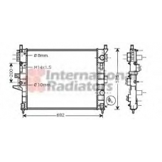 60302331 SCHLIECKMANN Радиатор, охлаждение двигателя