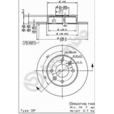 14082 E AP Тормозной диск