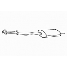 616486 FONOS Глушитель выхлопных газов конечный