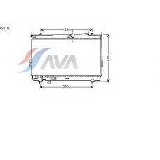 HY2111 GERI Радиатор, охлаждение двигател