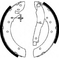 BS862 QUINTON HAZELL Комплект тормозных колодок