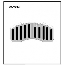 ACV043 Allied Nippon Тормозные колодки