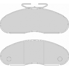 G6070 ABEX Комплект тормозных колодок, дисковый тормоз
