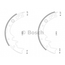 0 986 AB0 066 BOSCH Комплект тормозных колодок
