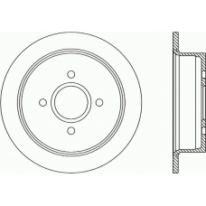 BDR1187.10 OPEN PARTS Тормозной диск