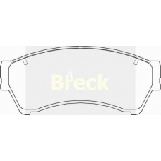 24582 00 701 10 BRECK Комплект тормозных колодок, дисковый тормоз