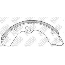 FN4451 NiBK Комплект тормозных колодок