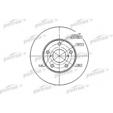 PBD4161 PATRON Тормозной диск