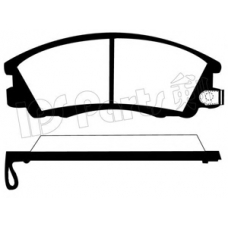 IBD-1H06 IPS Parts Комплект тормозных колодок, дисковый тормоз