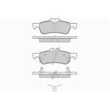 12-1320 E.T.F. Комплект тормозных колодок, дисковый тормоз