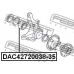 DAC42720038-35 FEBEST Подшипник ступицы колеса