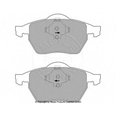 025 216 2419 MEYLE Комплект тормозных колодок, дисковый тормоз