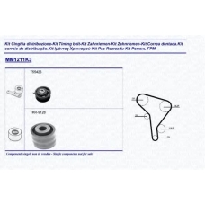 341312111103 MAGNETI MARELLI Комплект ремня грм