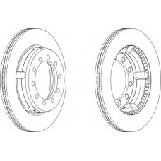 FCR109A FERODO Тормозной диск