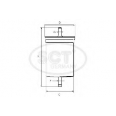 ST 393 SCT Топливный фильтр