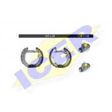 79KT0068 C ICER Комплект тормозных колодок