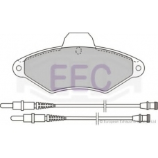 BRP0803 EEC Комплект тормозных колодок, дисковый тормоз