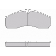 12-0952 E.T.F. Комплект тормозных колодок, дисковый тормоз
