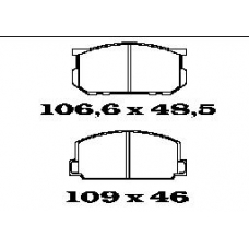 BL1157A1 FTE Комплект тормозных колодок, дисковый тормоз