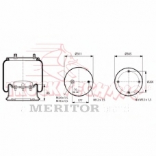 TT23.09.069 TruckTechnic Кожух пневматической рессоры