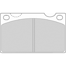 FD236A NECTO Комплект тормозных колодок, дисковый тормоз