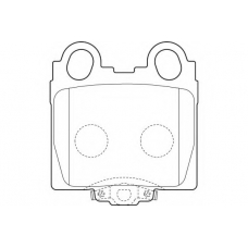 WBP23429A WAGNER LOCKHEED Комплект тормозных колодок, дисковый тормоз