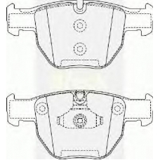 23397 00 BRECK Комплект тормозных колодок, дисковый тормоз